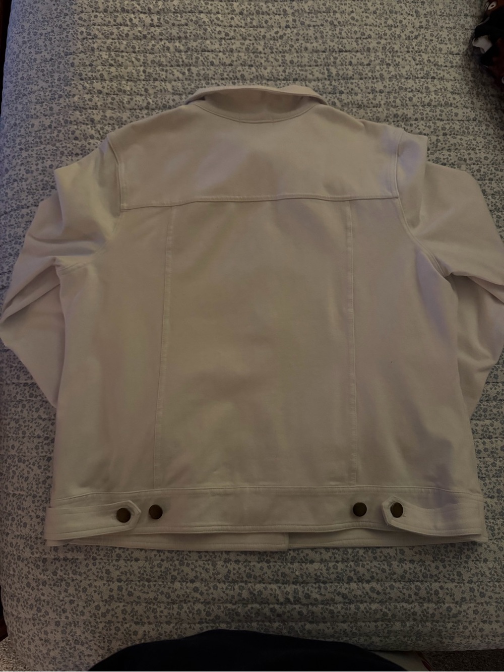 Habitat Cream Button-Front Jean Jacket - Picture 2 of 3